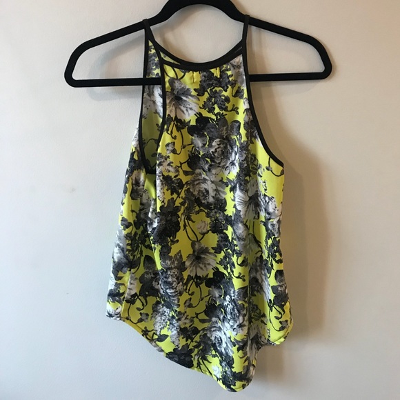 Flowery high neck tank RUMOR - Picture 2 of 2